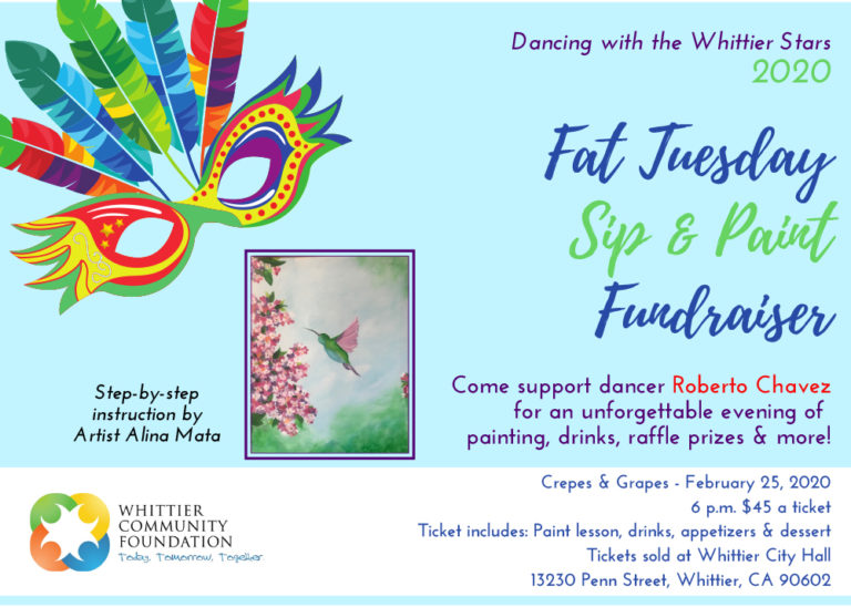 Sip And Paint Whittier Community Foundation